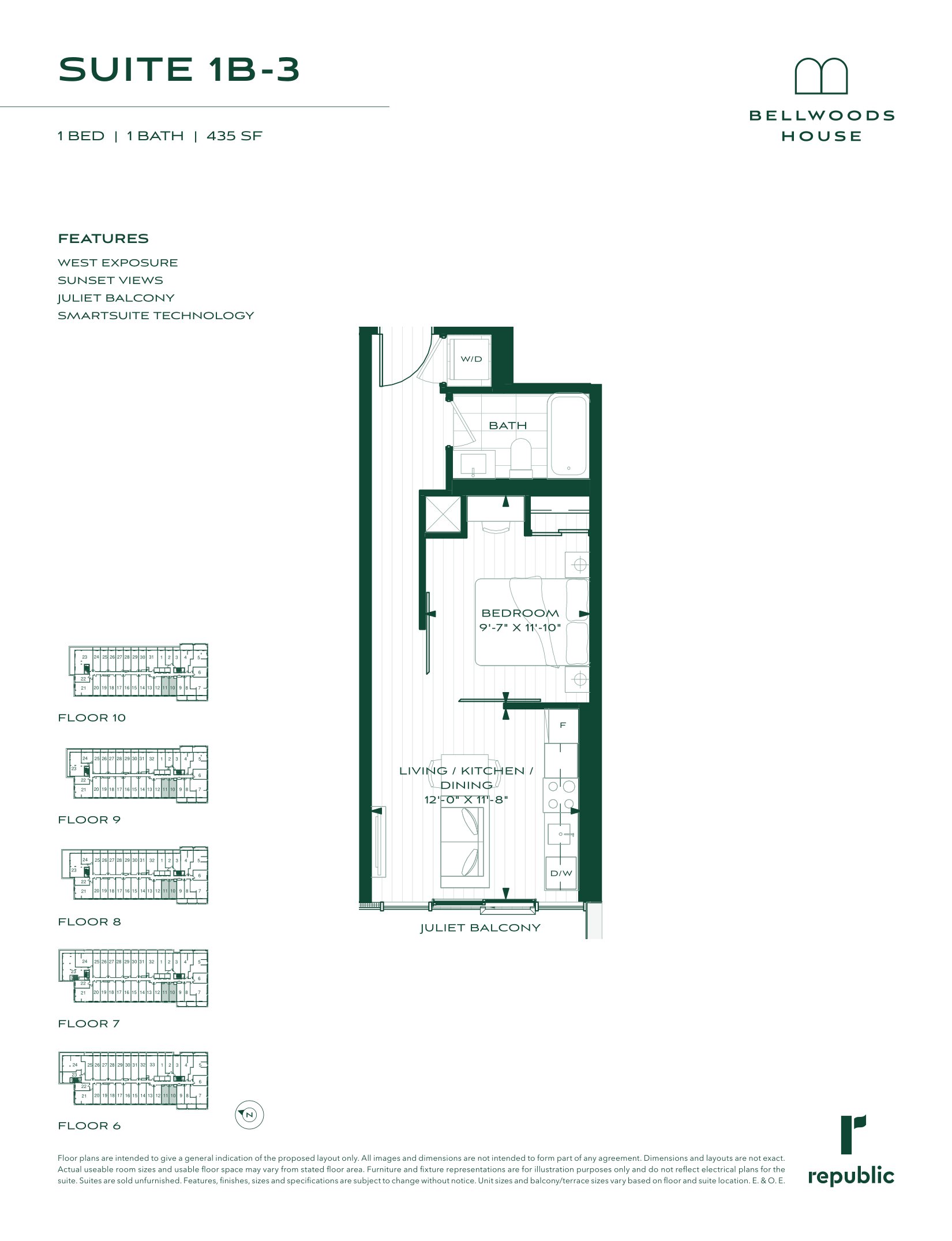 1B-3 floor plan