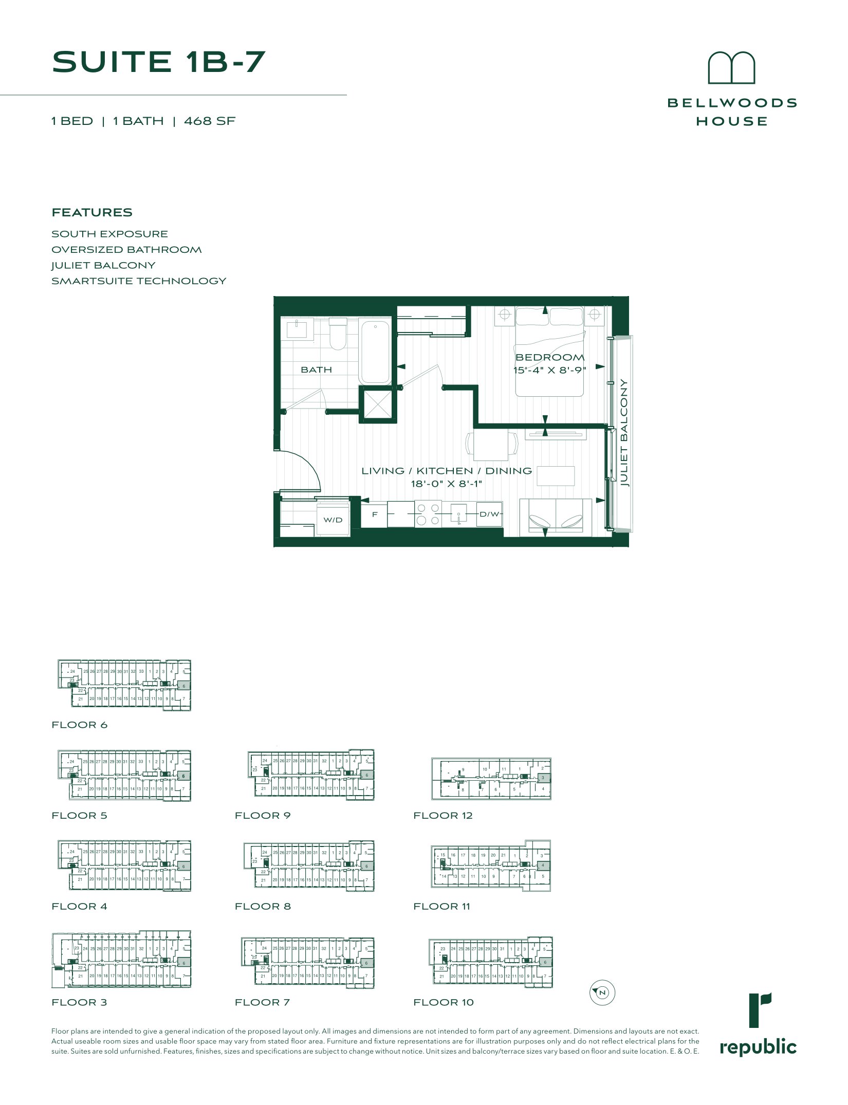 1B-7 floor plan