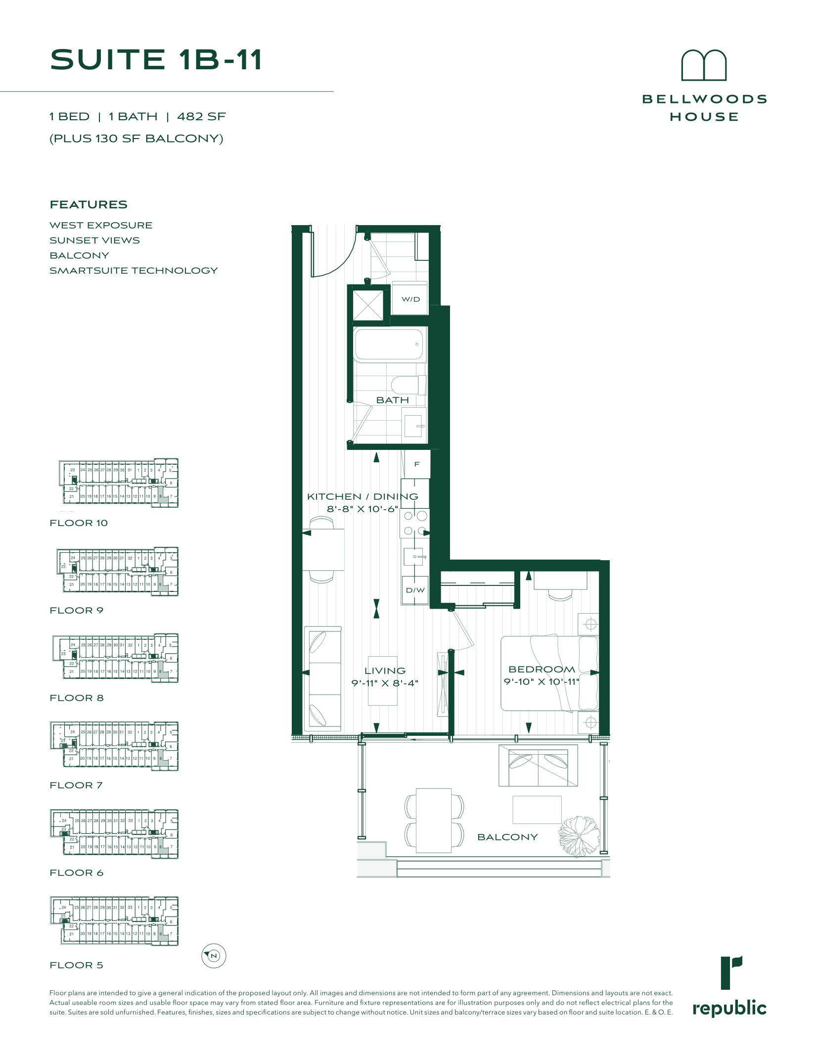 1B-11 floor plan
