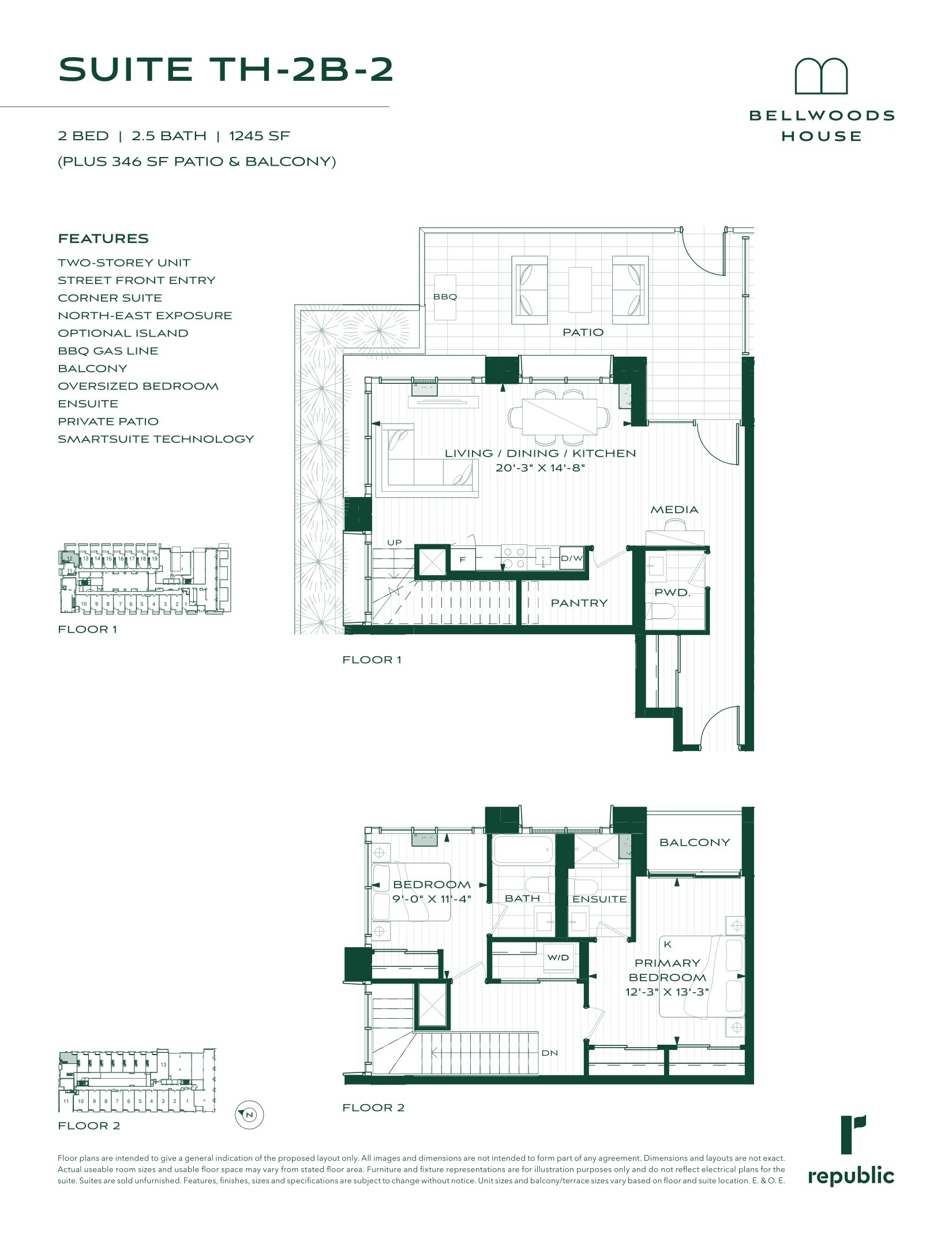 TH-2B-2 floor plan