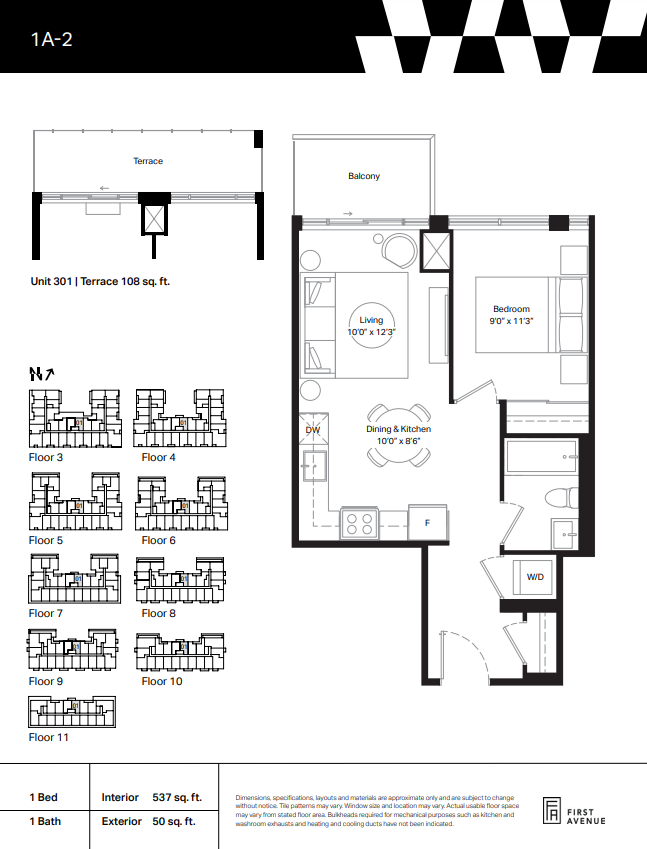 1A-2 floor plan