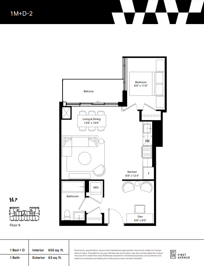 1M+D-2 floor plan