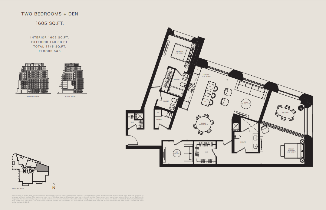Fifth Level - 1605 floor plan