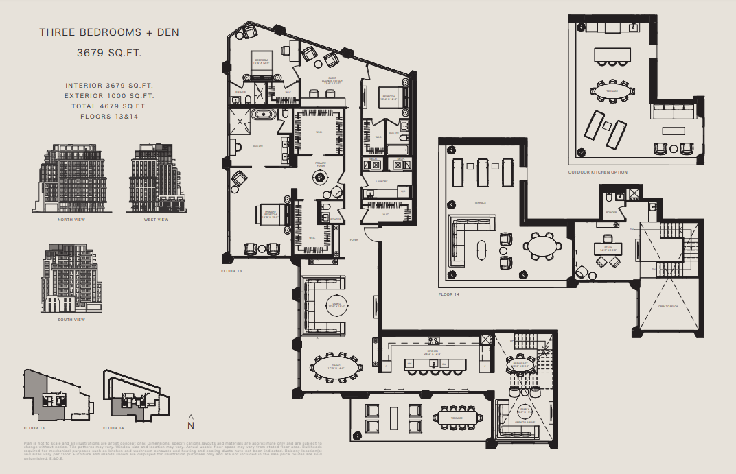PH Level - 3679 floor plan