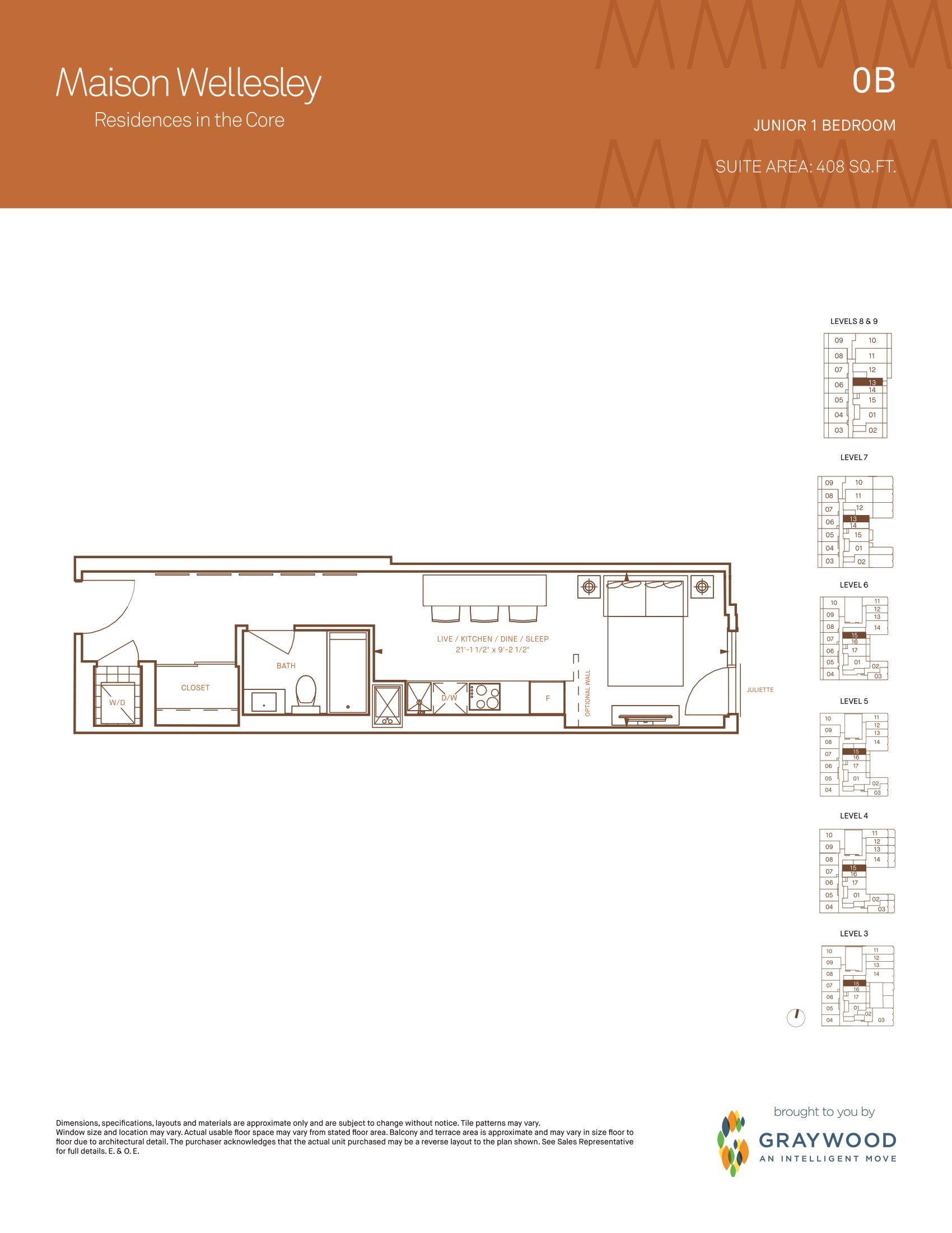 0B floor plan