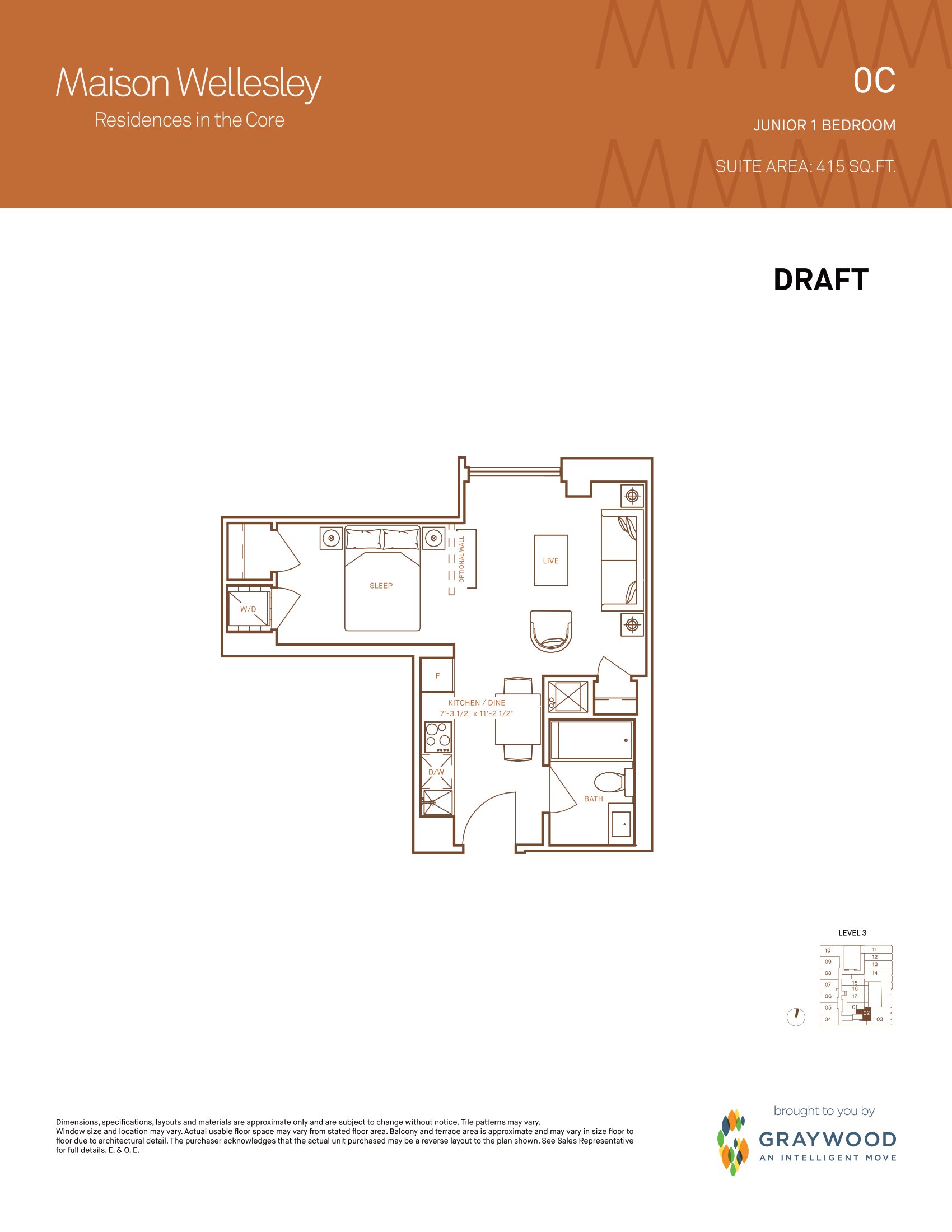 0C floor plan