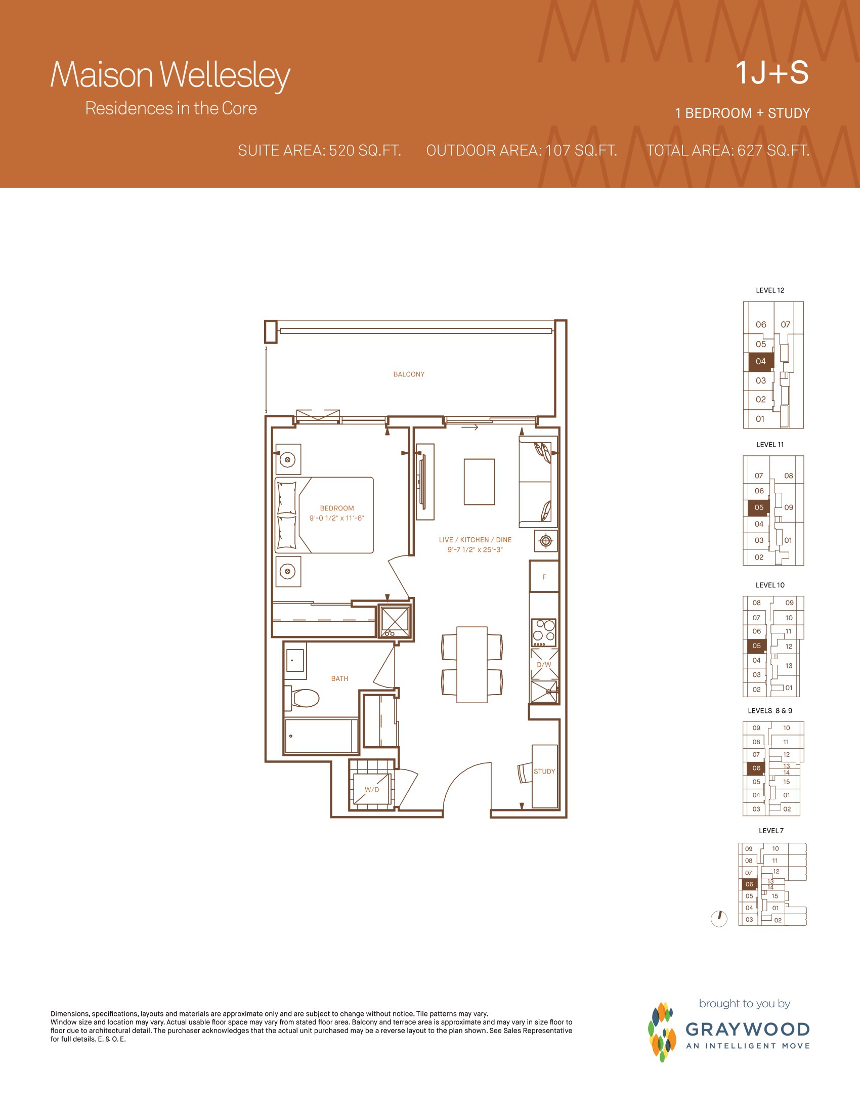 1J+S floor plan