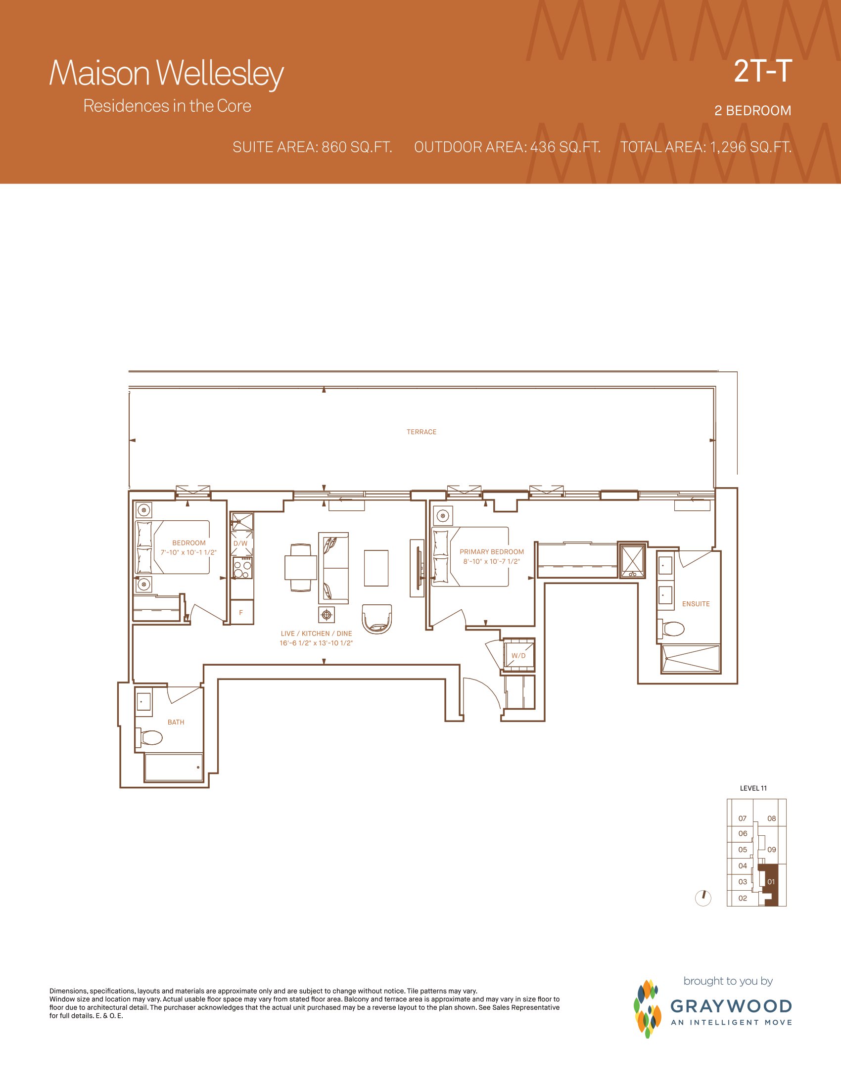 2T-T floor plan