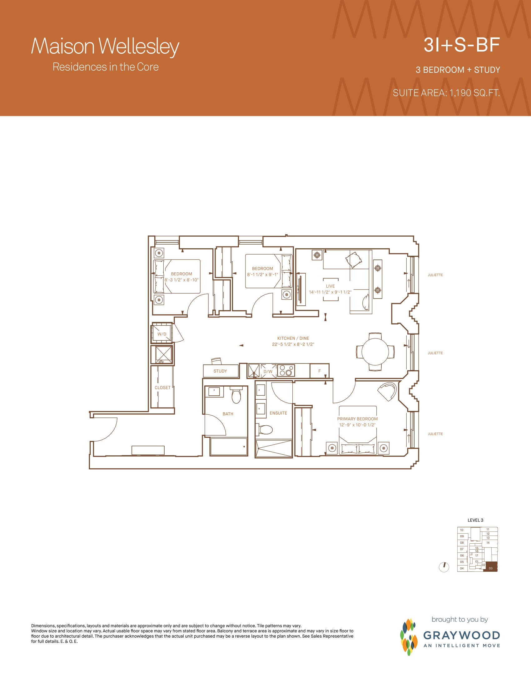 3I+S floor plan