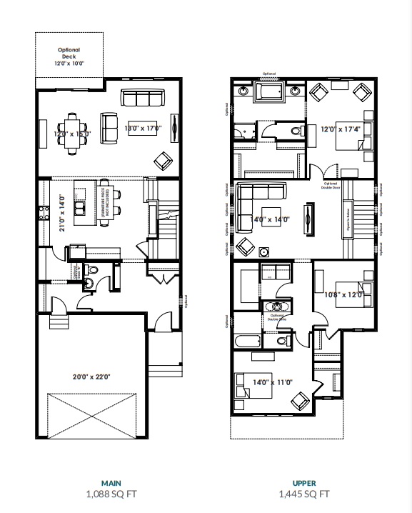 The Lincoln floor plan