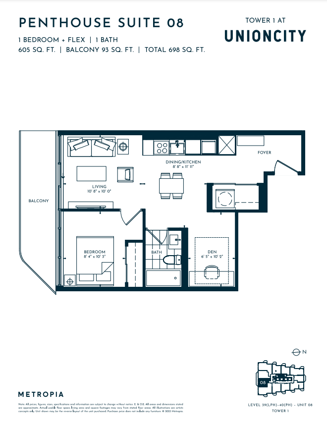 PENTHOUSE SUITE 08 floor plan