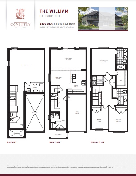 THE WILLIAM Exterior floor plan