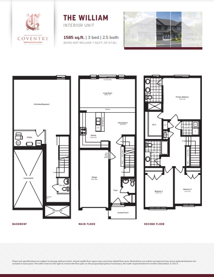 THE WILLIAM Interior floor plan