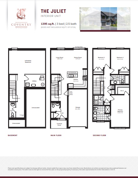 THE JULIET Interior floor plan