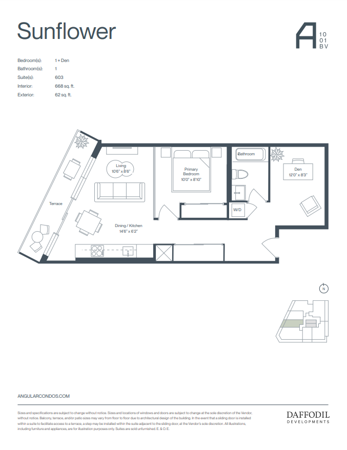Sunflower floor plan