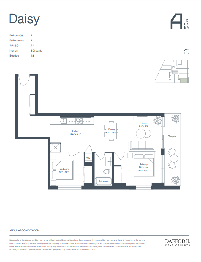 Daisy floor plan
