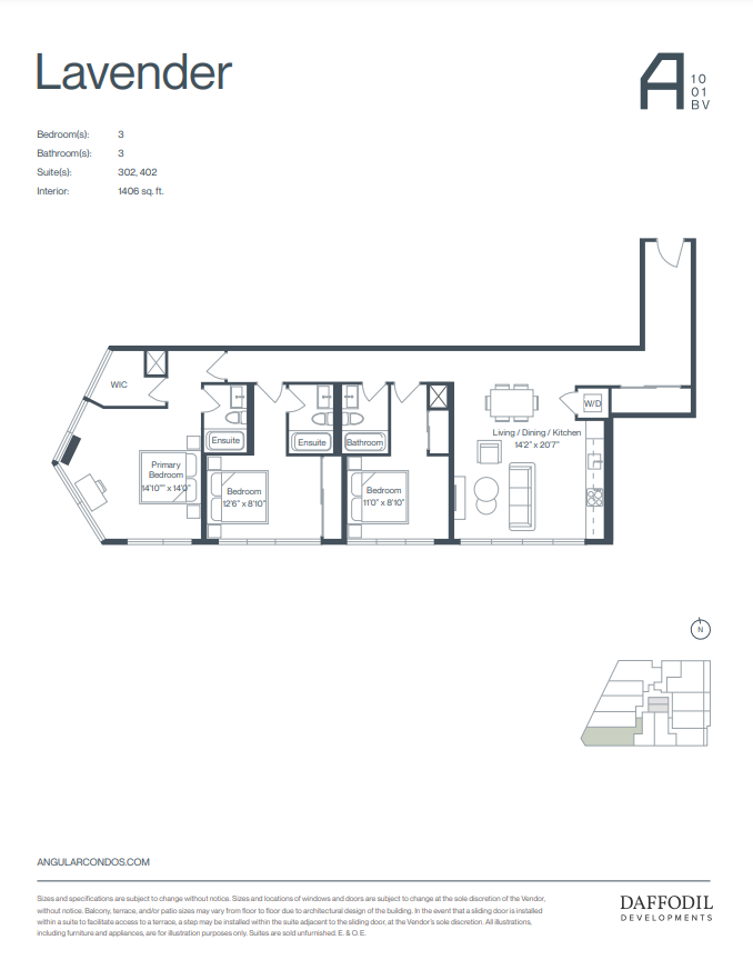 Lavender floor plan