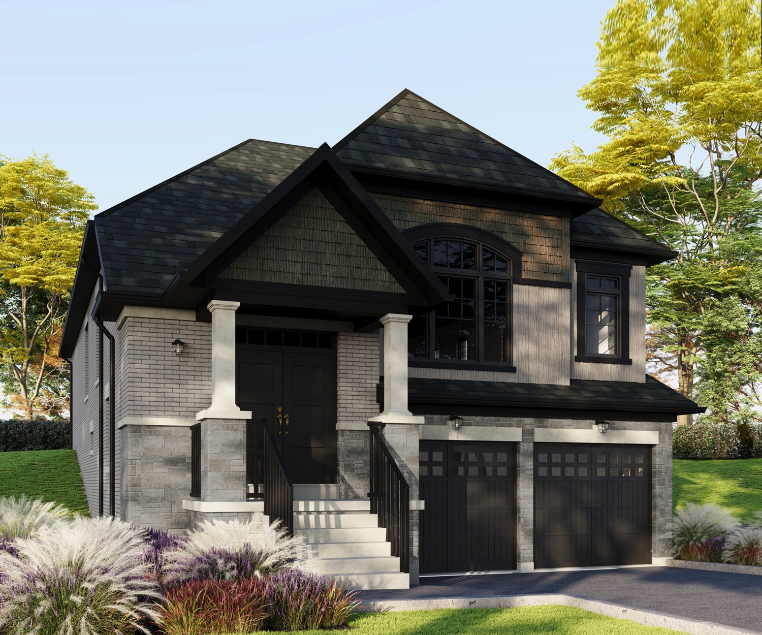 Huronia - Elev. A floor plan