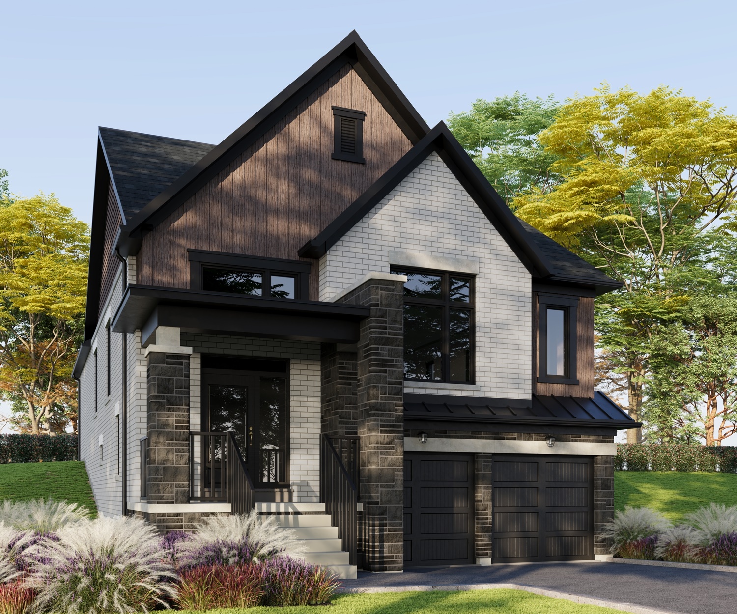 Huronia - Elev. B floor plan