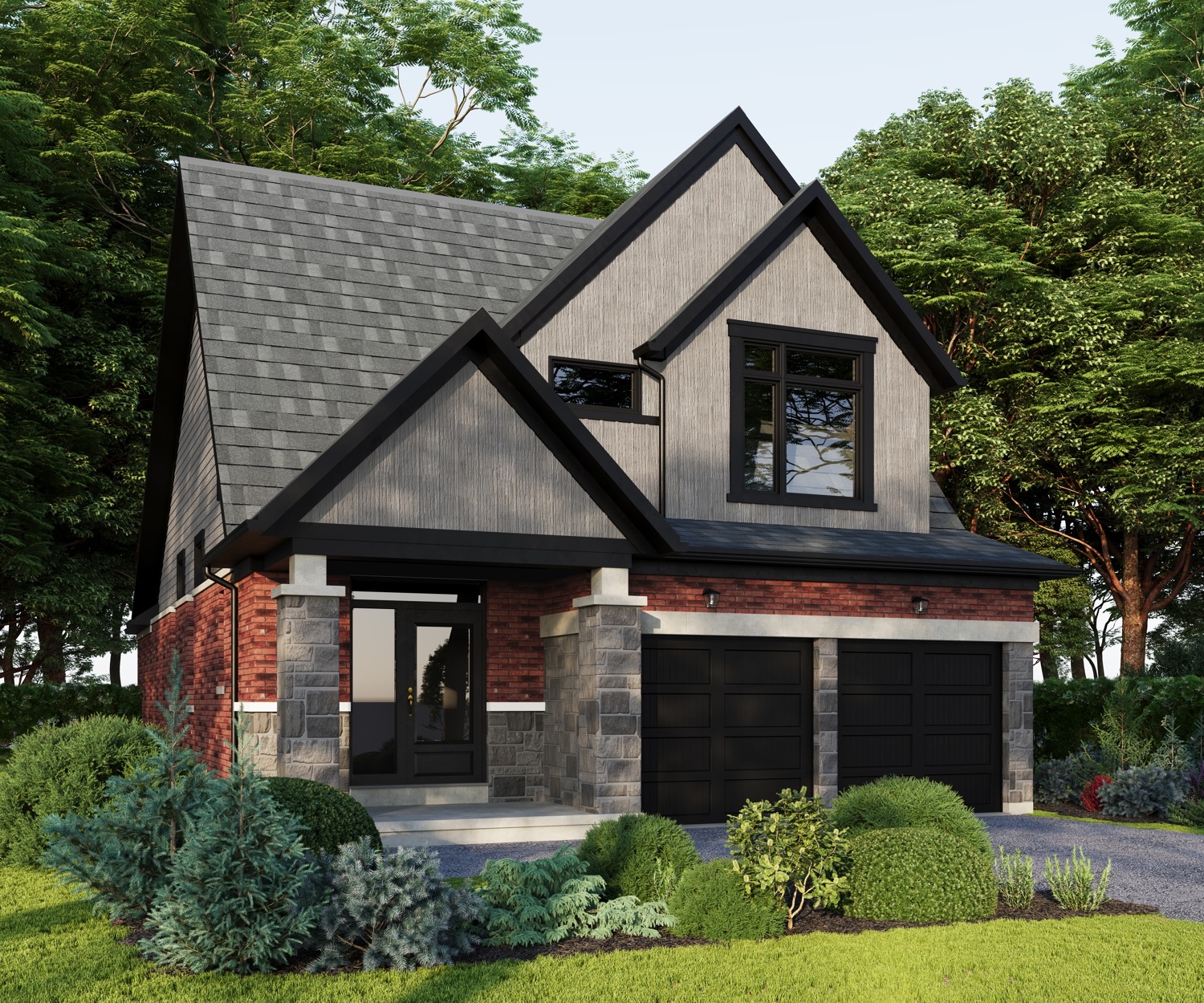 Redstone - Elev. B floor plan