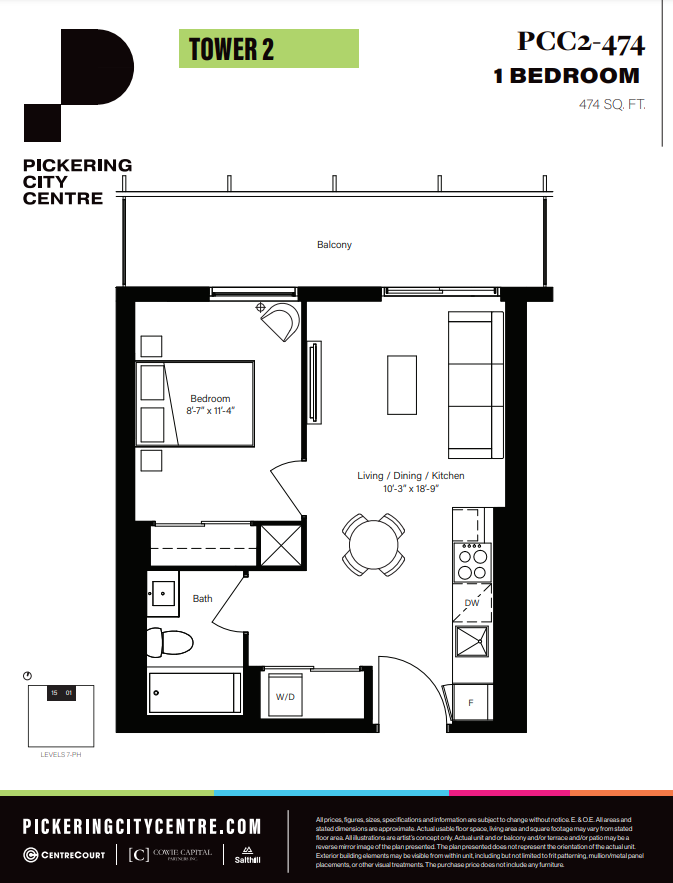 PCC2-474 floor plan