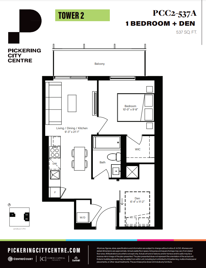PCC2-537A floor plan