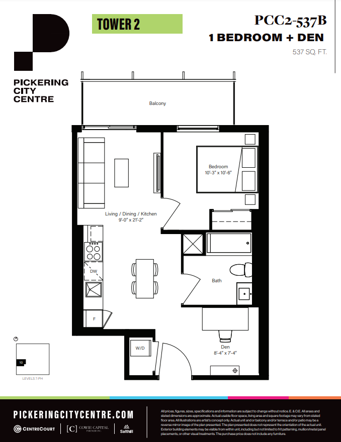 PCC2-537B floor plan