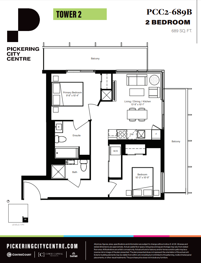 PCC2-689B floor plan