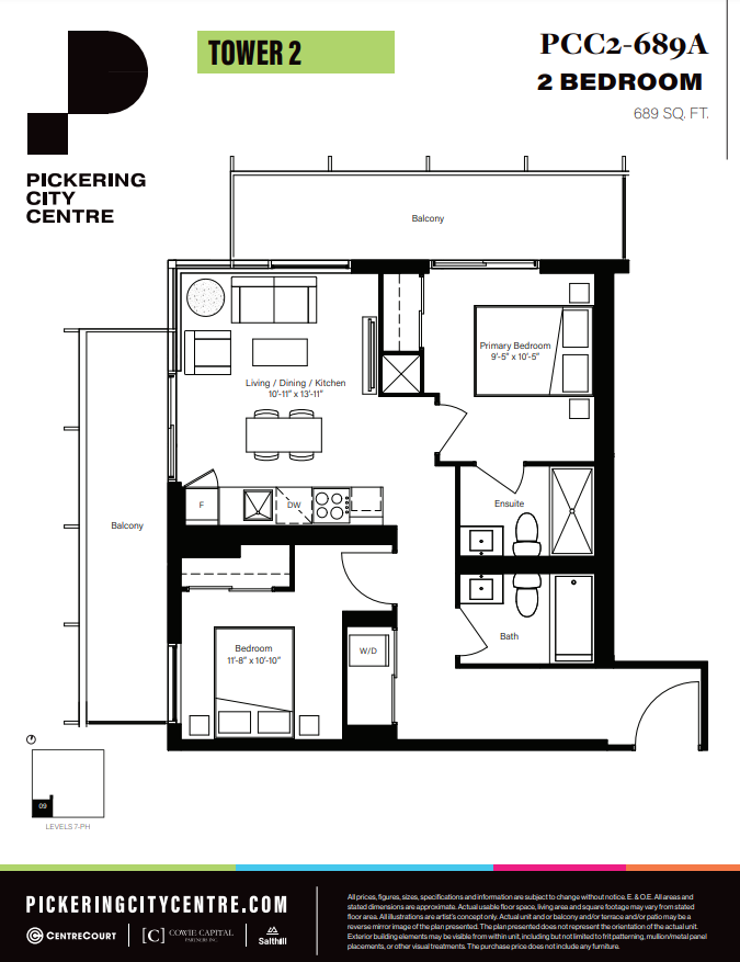 PCC2-689A floor plan