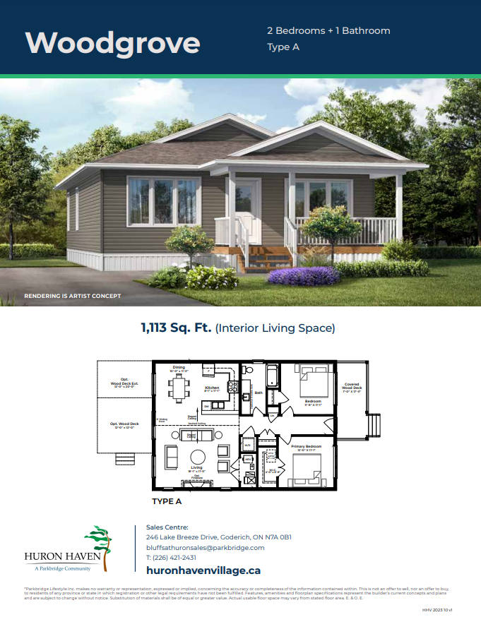 Woodgrove Type A floor plan