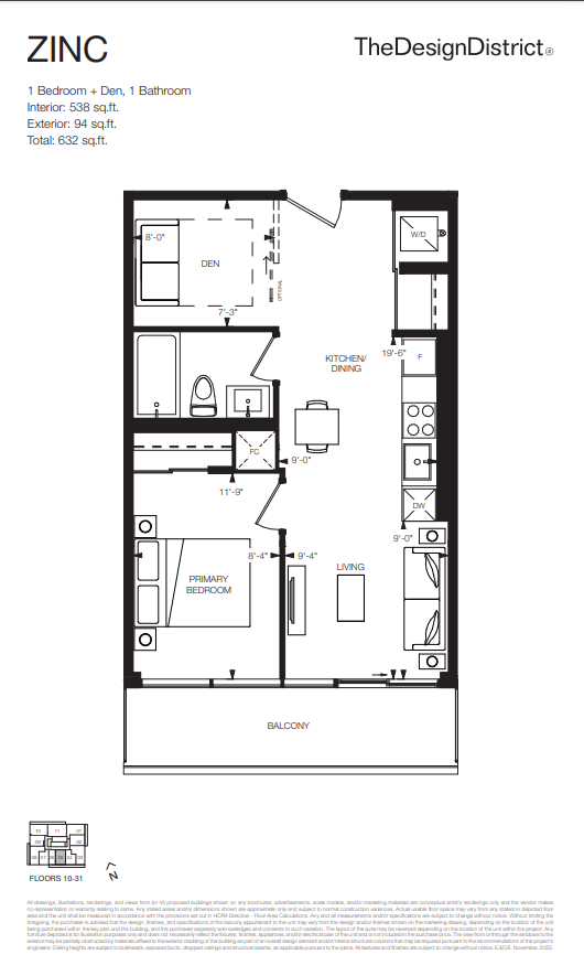 1115 - B floor plan