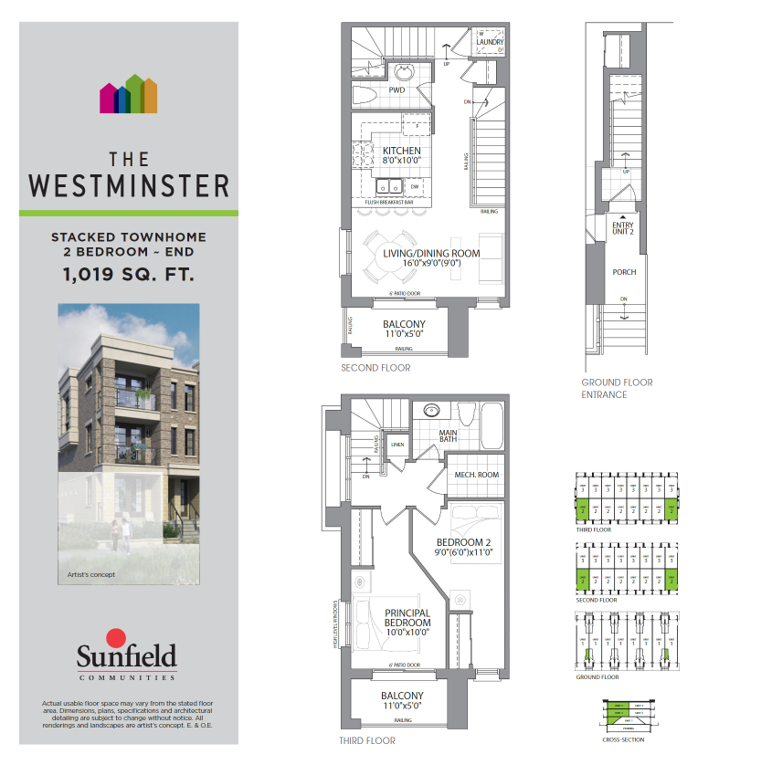 The Westminster End floor plan