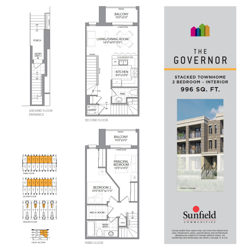 The Governor Interior floor plan