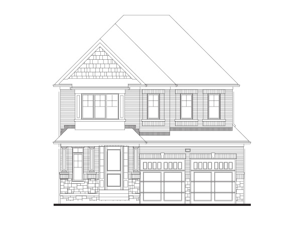 The Evergreen - Elev. A floor plan