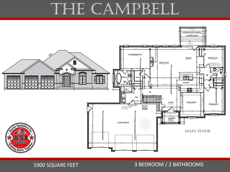The Campbell 1 floor plan