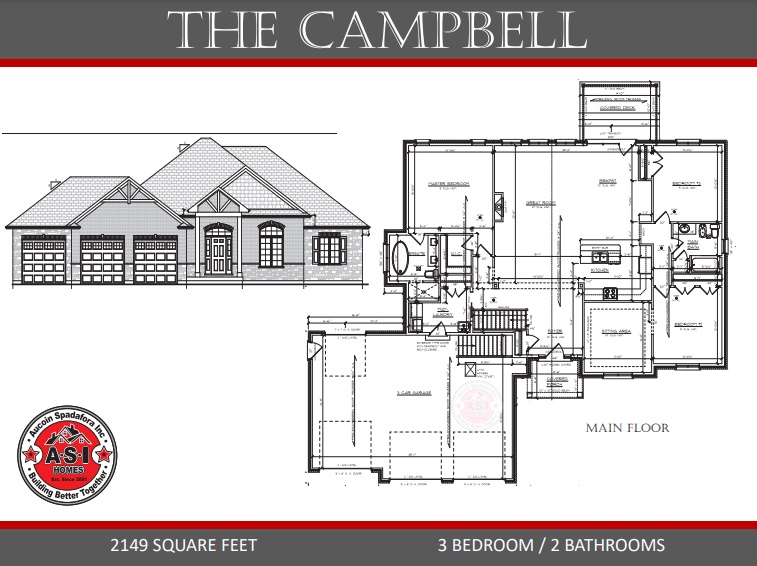 The Campbell 2 floor plan