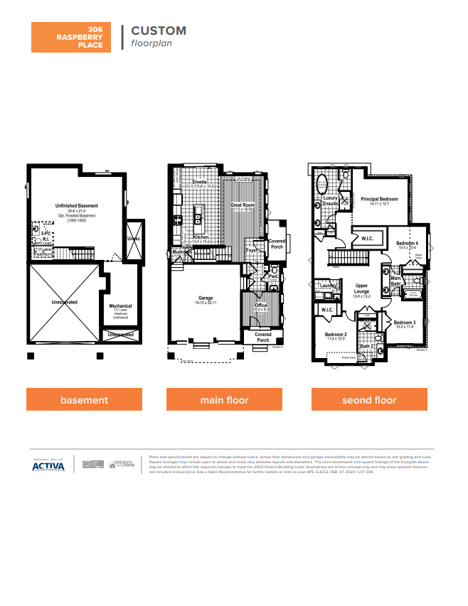 306 Raspberry Place floor plan