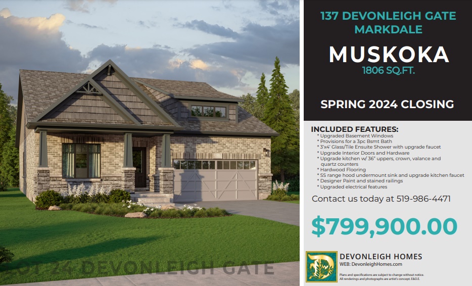 137 Devonleigh Gate floor plan
