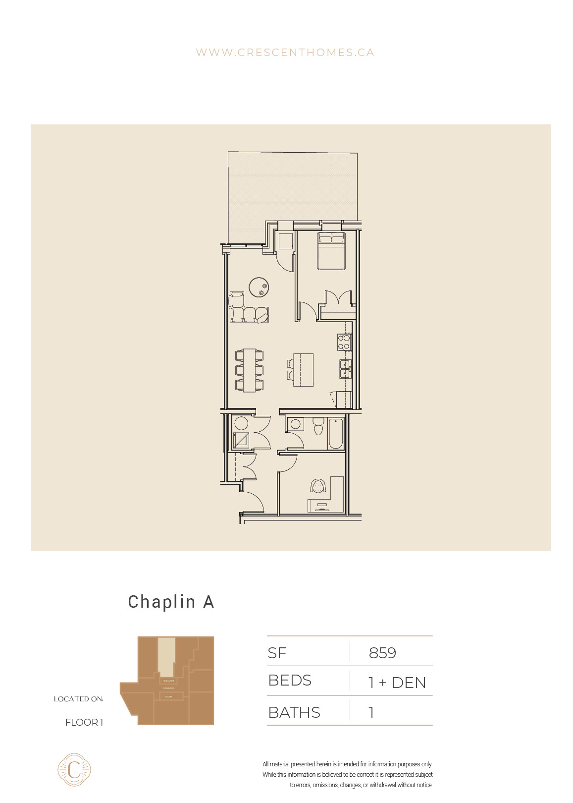 Chaplin A floor plan