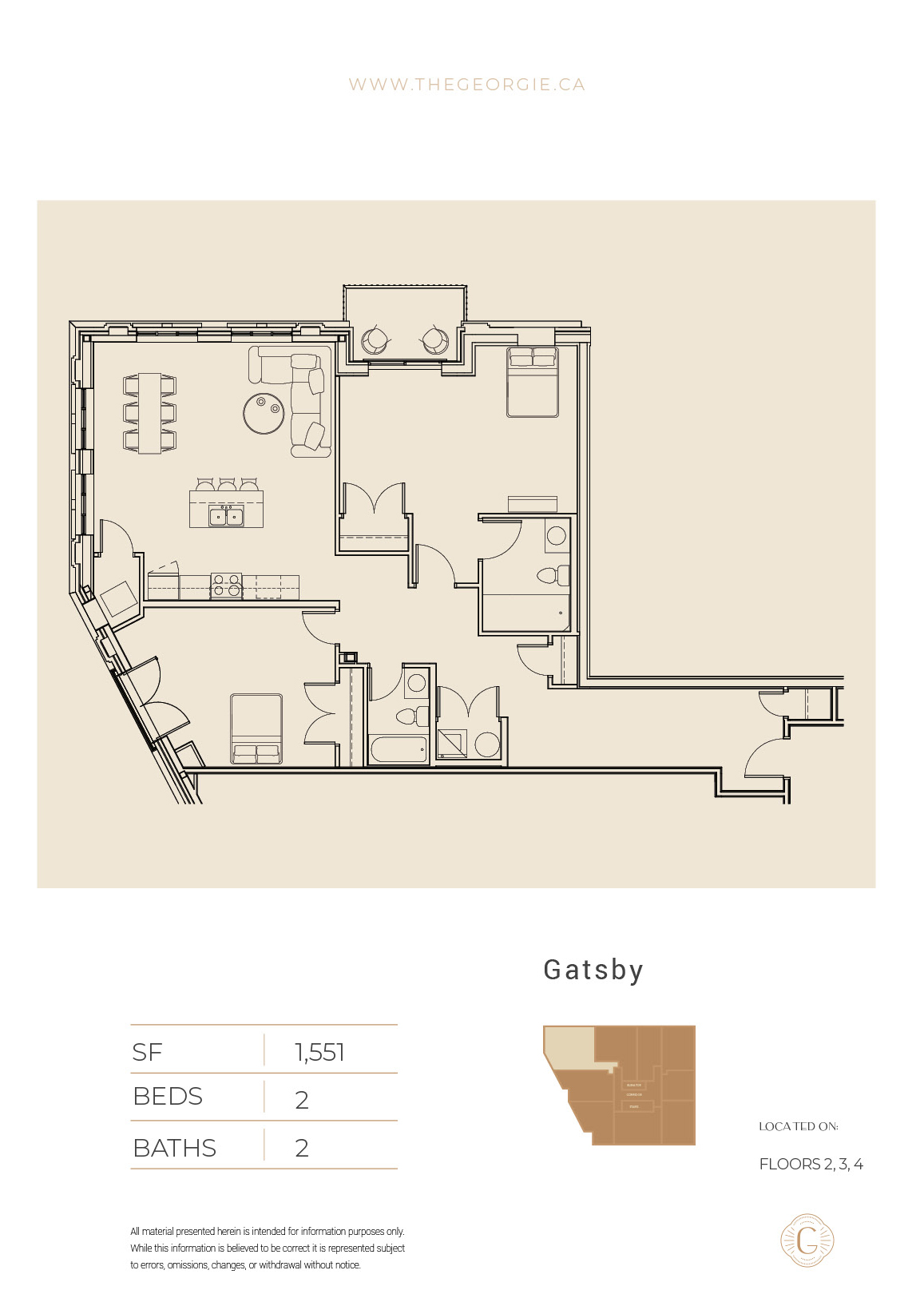 Gatsby floor plan
