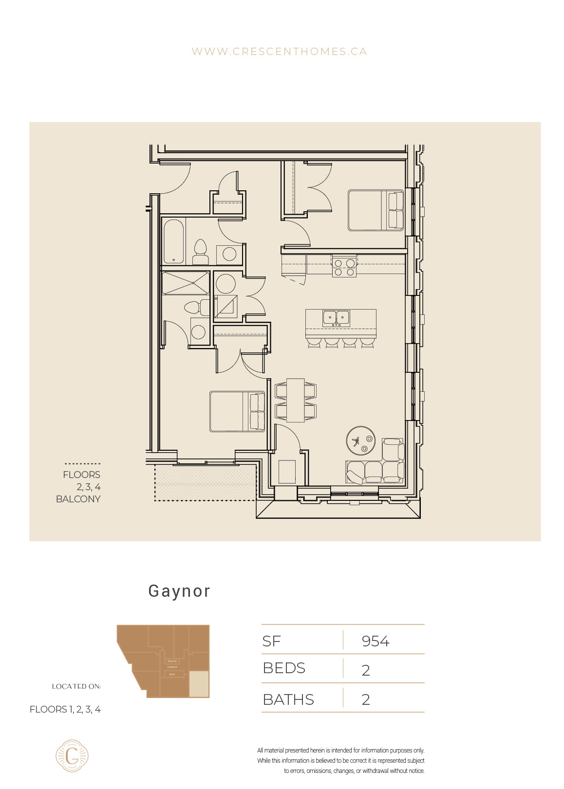 Gaynor floor plan