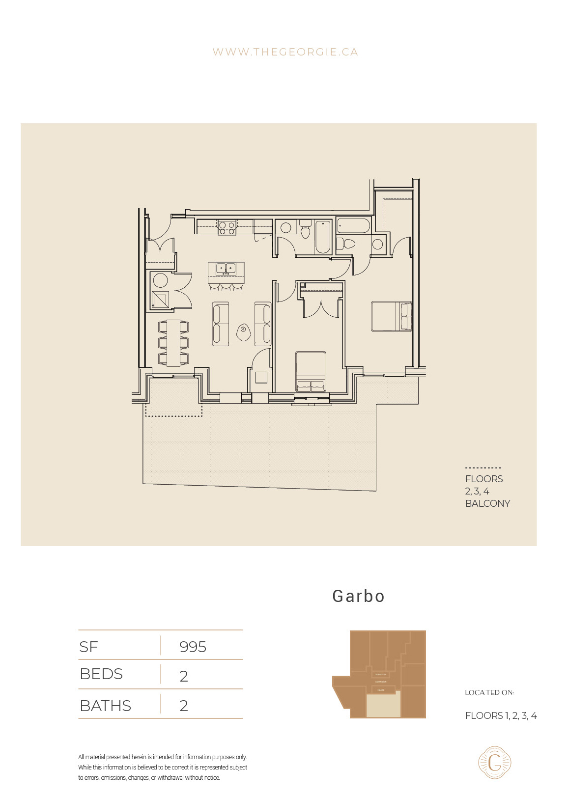 Garbo floor plan