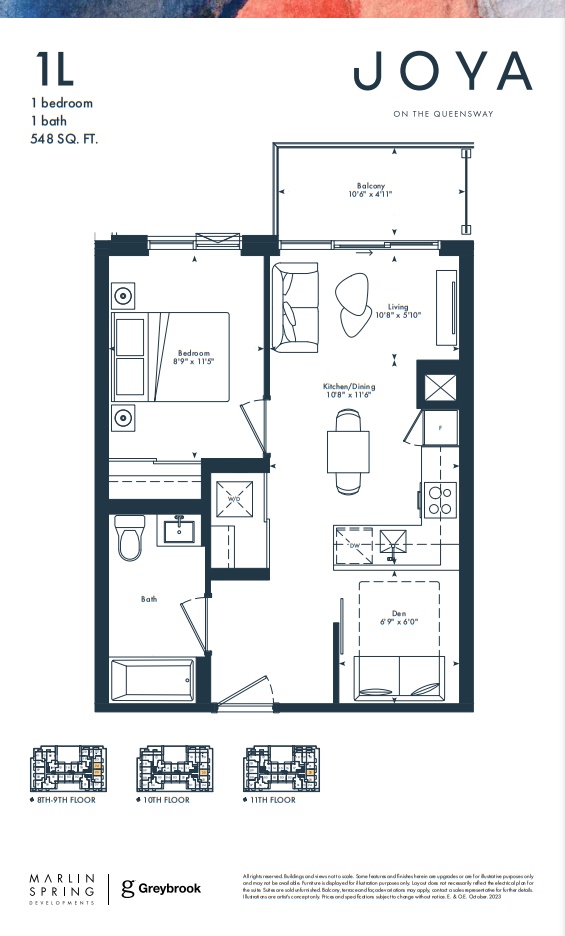 1L floor plan