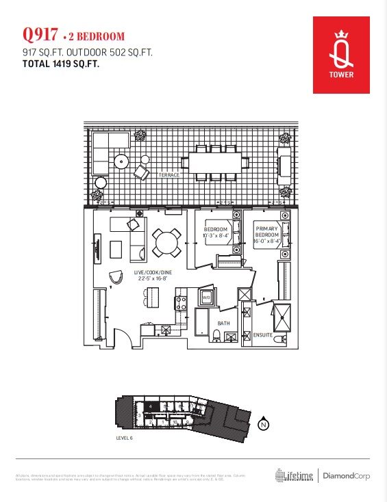 Q917 floor plan