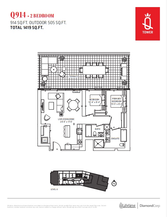 Q914 floor plan