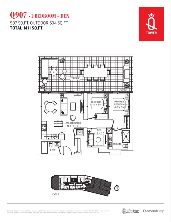 Q907 floor plan