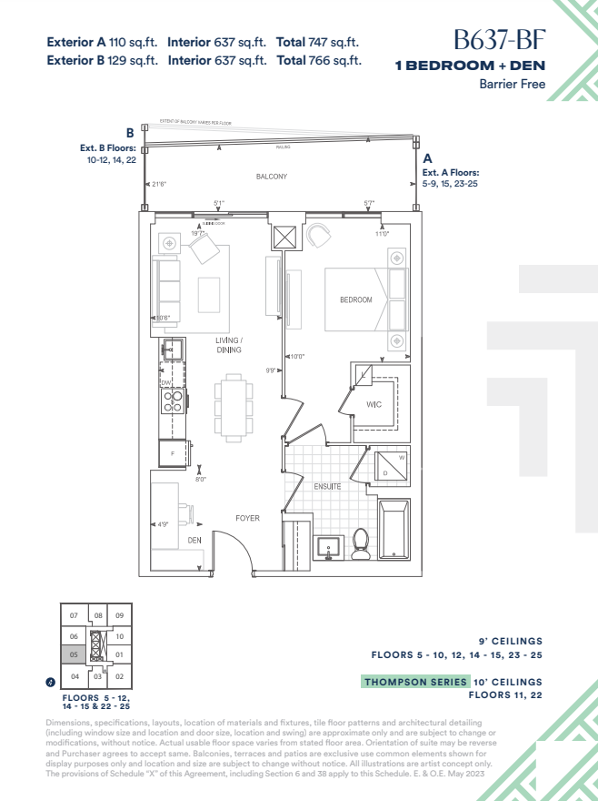 B637-BF floor plan
