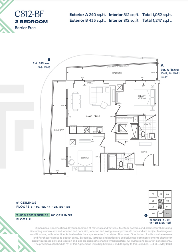 C812-BF floor plan