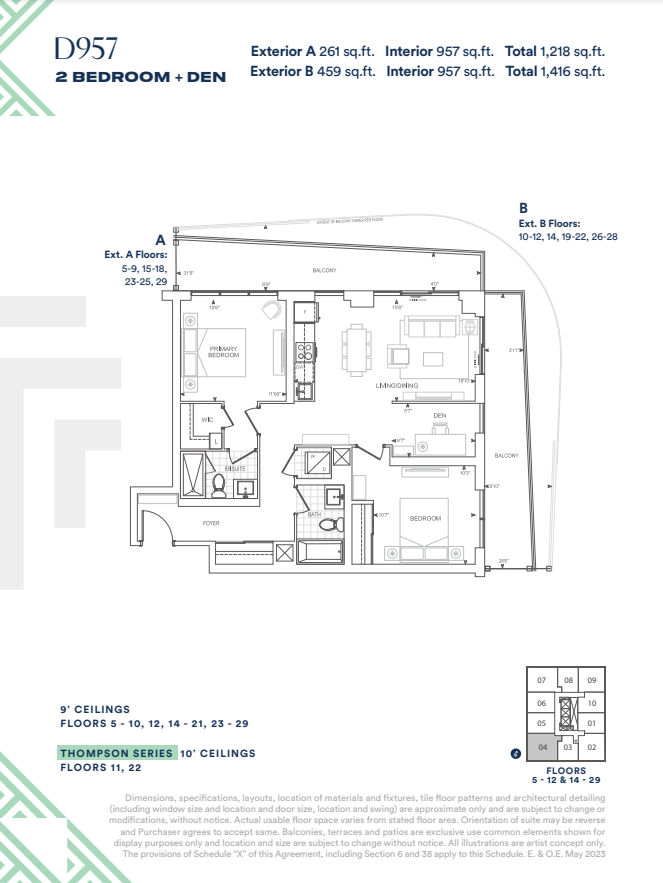 D957 floor plan