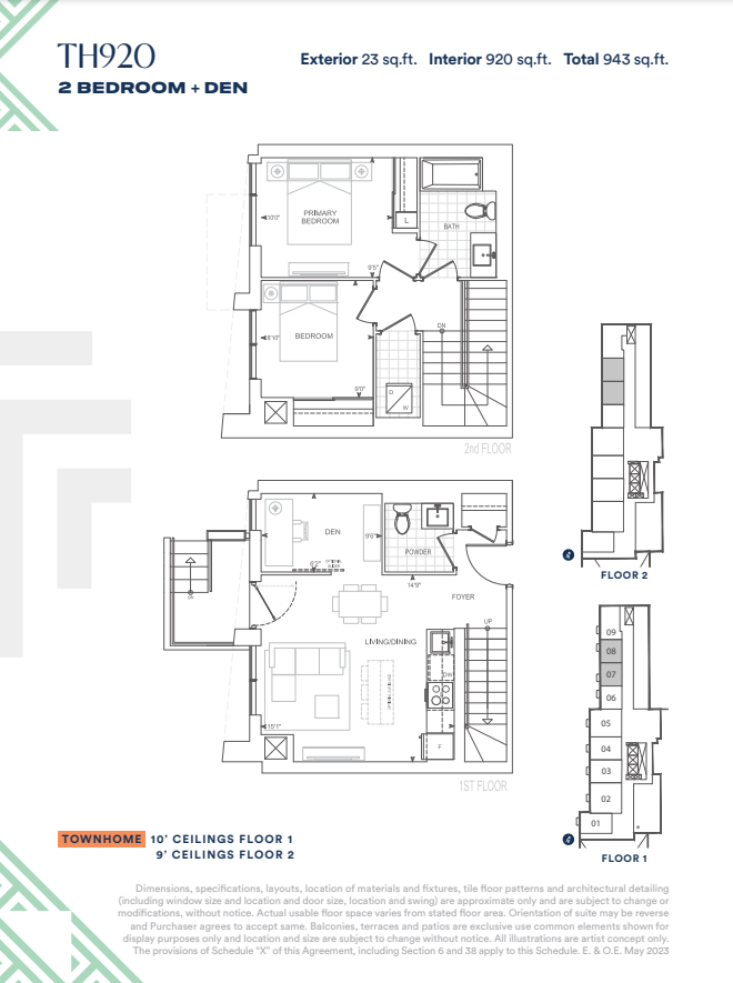 TH920 floor plan